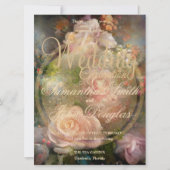 ピンクのヴィンテージ色彩の鮮やかバライン旧金ゴールドスタイル (正面)