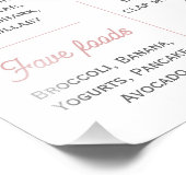 ピンクの一歳の誕生日Onederful写真エレガントミレストン フォトプリント (角)