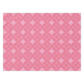 ピンクの七宝パターン テーブルクロス (正面(横))
