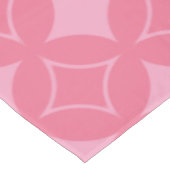 ピンクの七宝パターン テーブルクロス (アングル)