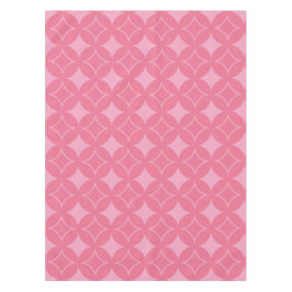 ピンクの七宝パターン テーブルクロス