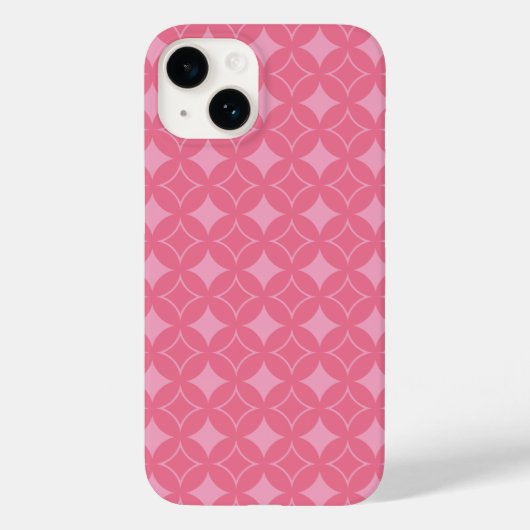 ピンクの七宝パターン Case-Mate iPhoneケース (裏面)
