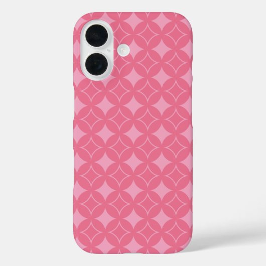 ピンクの七宝パターン Case-Mate iPhoneケース (裏面)