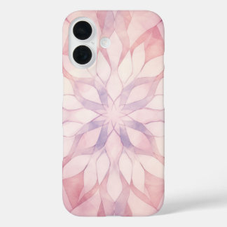 ピンクの万華鏡 iPhone 16ケース