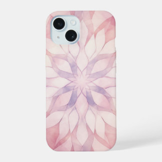 ピンクの万華鏡 iPhone 15ケース