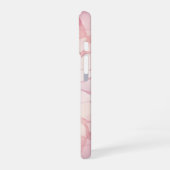 ピンクの万華鏡 iPhone 16ケース (左側面)