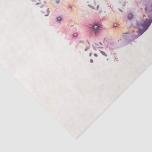 ピンクの三日月(花かわいらし付き) 薄葉紙 (詳細)