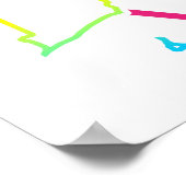 ピンクの三角形のロードアイランド ポスター (角)