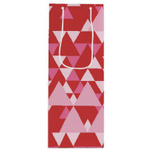 ピンクの三角形パターンの濃淡