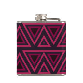 ピンクの三角形パターン フラスク (裏面)