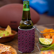 ピンクの三角形パターン