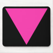 ピンクの三角形。 マウスパッド (正面)