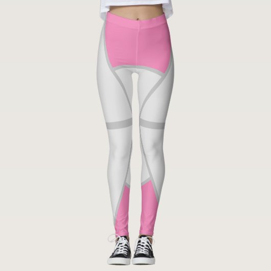 ピンクの三角形 レギンス (正面)