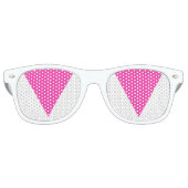ピンクの三角形 レトロサングラス (正面)