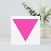 ピンクの三角形 招待状 (スタンド正面)