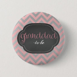 ピンクの上品はボタン祖父にです 缶バッジ