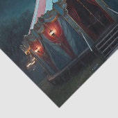 ピンクの不気味なカーニバルテントデクページ紙 薄葉紙 (詳細)