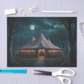 ピンクの不気味なカーニバルデクページ紙 薄葉紙 (クラフト)