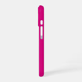 ピンクの不気味なモノグラム ピンクの地にピンク iPhone 16ケース (左側面)
