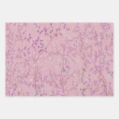 ピンクの中華料理デコップラッピング紙シート ラッピングペーパーシート (正面2)