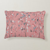 ピンクの中華風のアクセント枕 アクセントクッション (裏面)