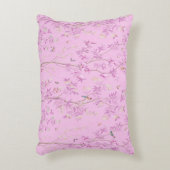 ピンクの中華風のアクセント枕 アクセントクッション (正面(垂直))