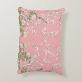 ピンクの中華風のアクセント枕 アクセントクッション (裏面(縦))