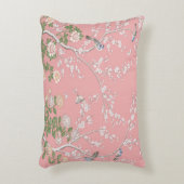 ピンクの中華風のアクセント枕 アクセントクッション (正面(垂直))