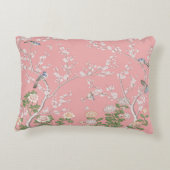 ピンクの中華風のアクセント枕 アクセントクッション (裏面)