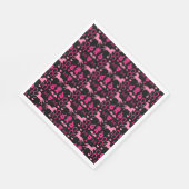 ピンクの乗馬 スタンダードランチョンナプキン (角)