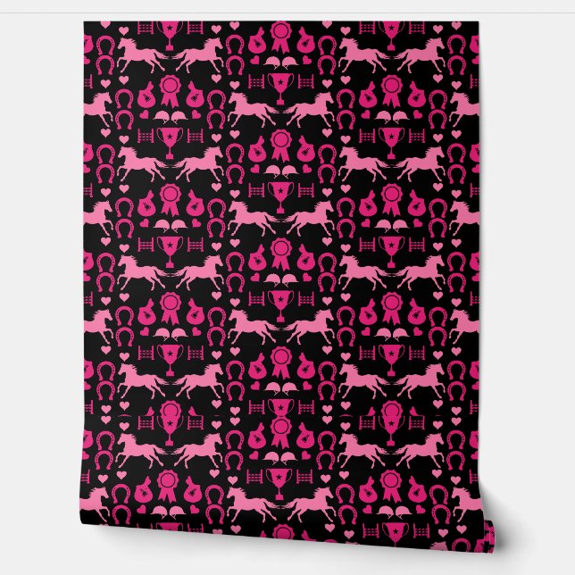 ピンクの乗馬 壁紙 (ほどく)