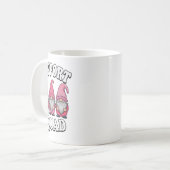 ピンクの乳がんサポート隊グノーム3人組 コーヒーマグカップ (正面左)