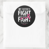 ピンクの乳がん姉妹サバーサポート ラウンドシール (バッグ)