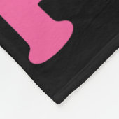 ピンクの乳がん認識度ひまわり フリースブランケット (角)