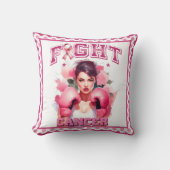 ピンクの乳がん認識度 クッション (正面)