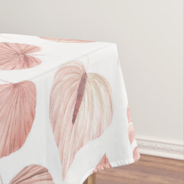 ピンクの乾葉燥 テーブルクロス