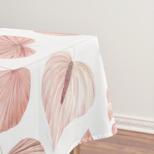 ピンクの乾葉燥 テーブルクロス (インサイチュ)