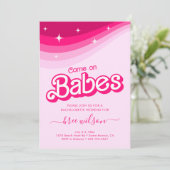 ピンクの人形ファンシーと素晴らしいバチェロレッテ 招待状 (スタンド正面)
