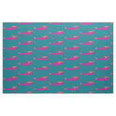 ピンクの人魚のパターン任意の色 ファブリック (ファットクウォーター)