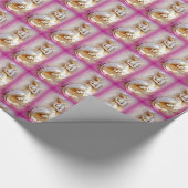 ピンクの人魚の包み紙 ラッピングペーパー (角)