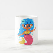 ピンクの人魚 コーヒーマグカップ (中央)