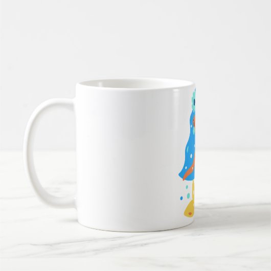 ピンクの人魚 コーヒーマグカップ (左)