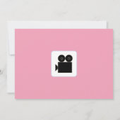 ピンクの伯爵夫人-誕生日映画パーティの招待状 招待状 (裏面)