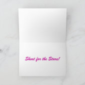 ピンクの体操選手と幸運のカード カード (内部)