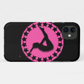 ピンクの体育専門家 Case-Mate iPhoneケース (裏面(横))