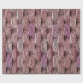 ピンクの保持石壁のラッピング紙 ラッピングペーパー (フラット)