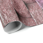 ピンクの保持石壁のラッピング紙 ラッピングペーパー (ロールコーナー)