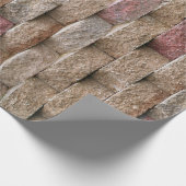 ピンクの保持石壁のラッピング紙 ラッピングペーパー (角)