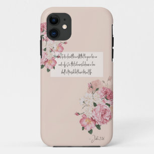 ピンクの信仰に包まれた智慧 iPhone 11 ケース
