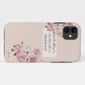 ピンクの信仰に包まれた智慧 Case-Mate iPhoneケース (裏面(横))